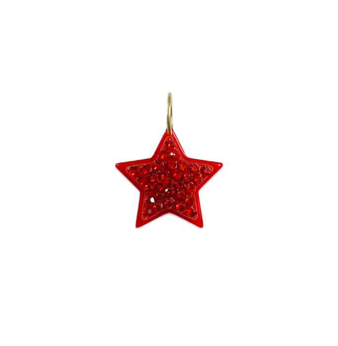 Crystal Stacked Star Pendant