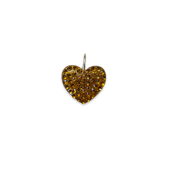 Small Crystal Heart Pendant