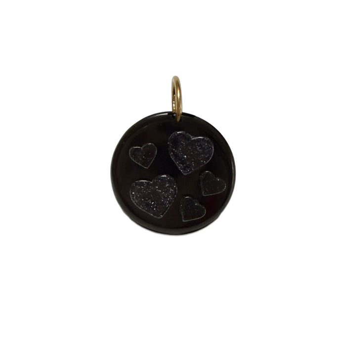 Multi Muse Heart Circle Pendant