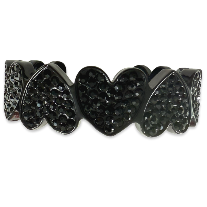 Crystal Heart to Heart Cuff