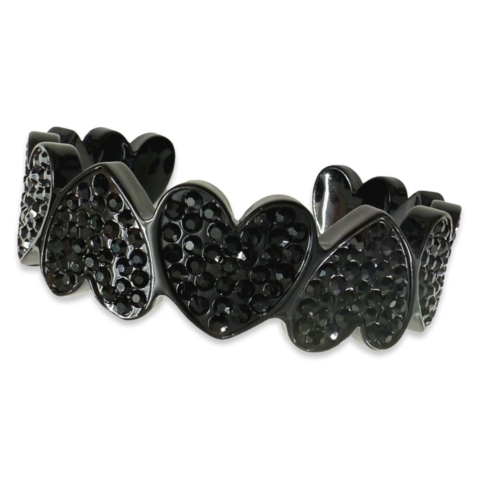 Crystal Heart to Heart Cuff