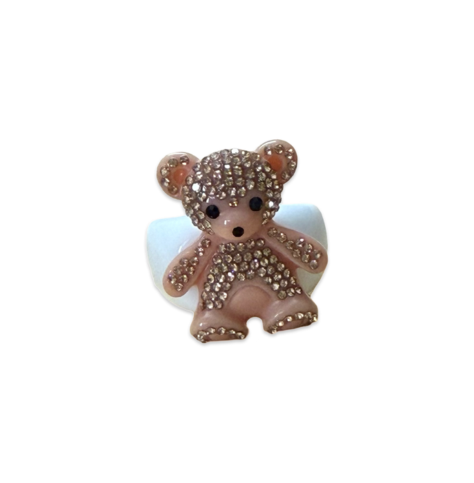 Crystal Bear Classic Ring