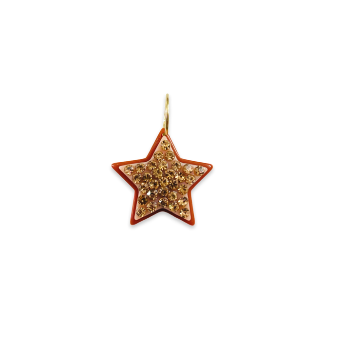 Crystal Stacked Star Pendant