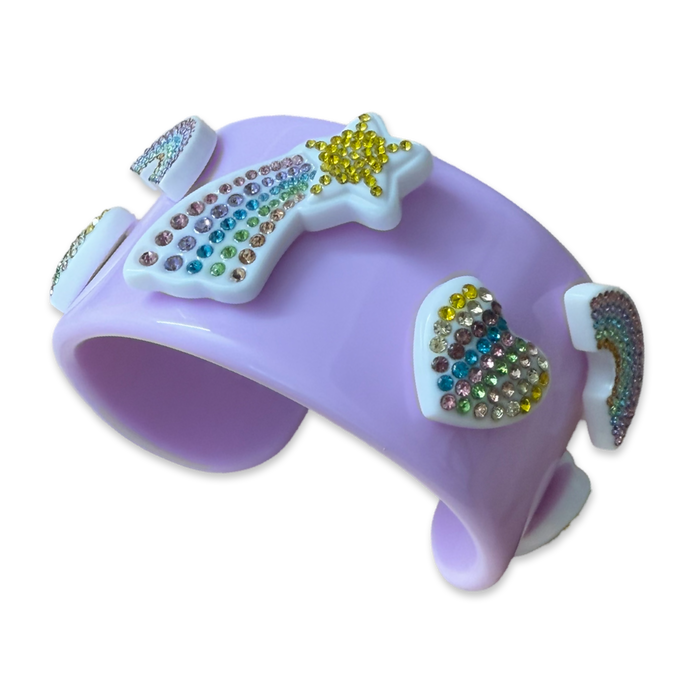 Crystal Rainbow Shooting Star XL Cuff