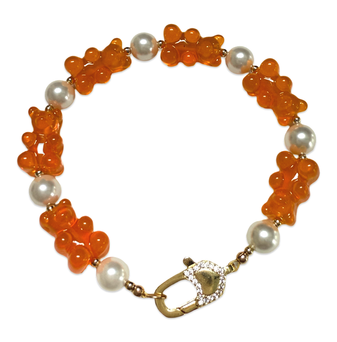 Gummy Bear and Pearl Bracelets