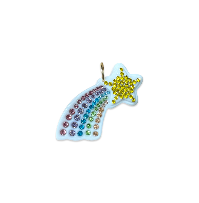 Crystal Rainbow Shooting Star Pendant