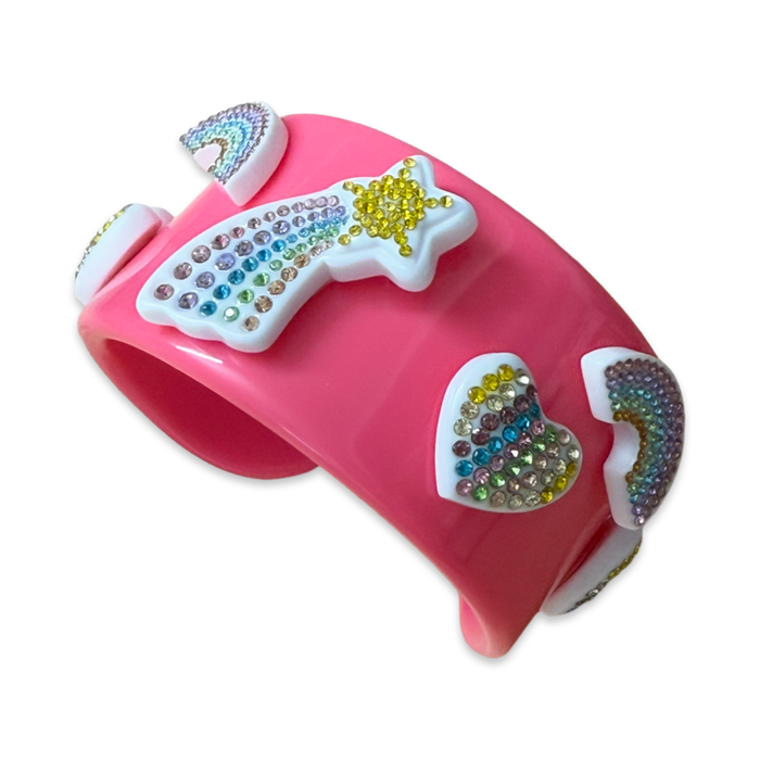 Crystal Rainbow Shooting Star XL Cuff