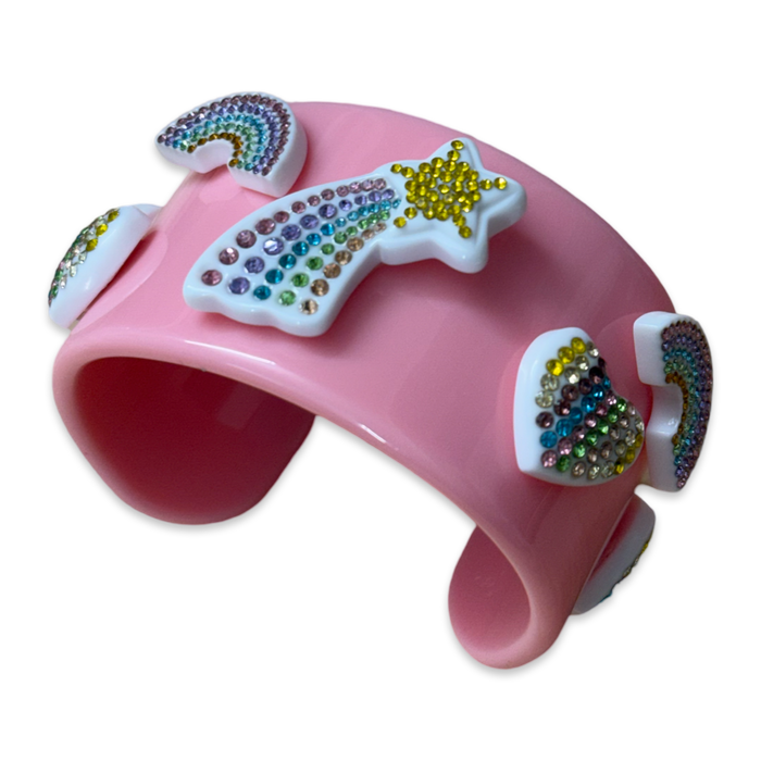 Crystal Rainbow Shooting Star XL Cuff