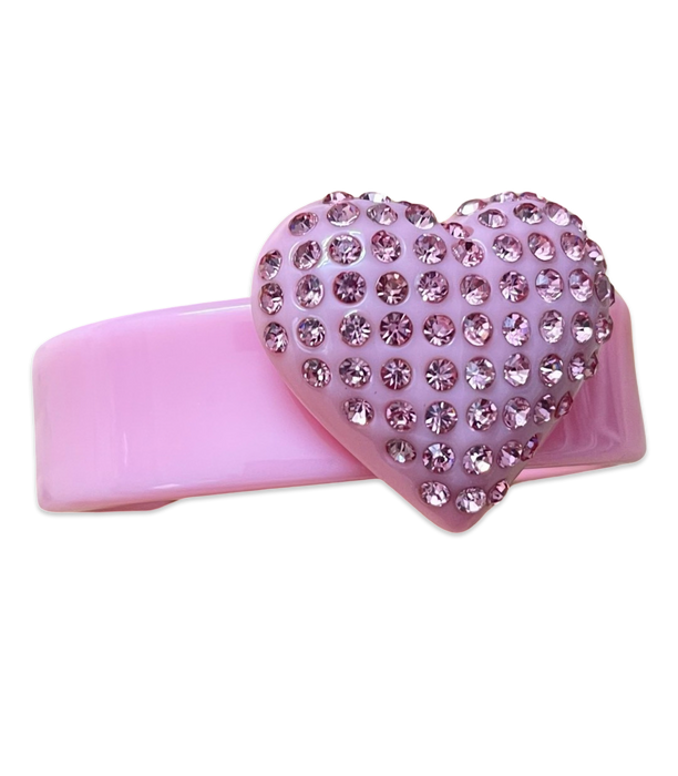 Extra Large Crystal Heart Cuff