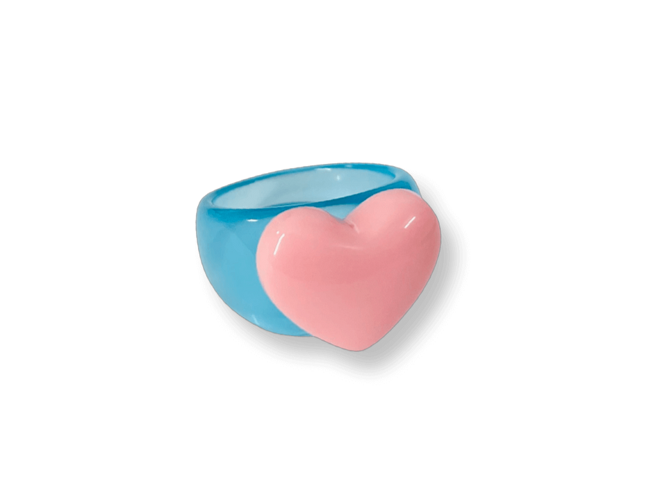 Puffy Heart Classic Ring