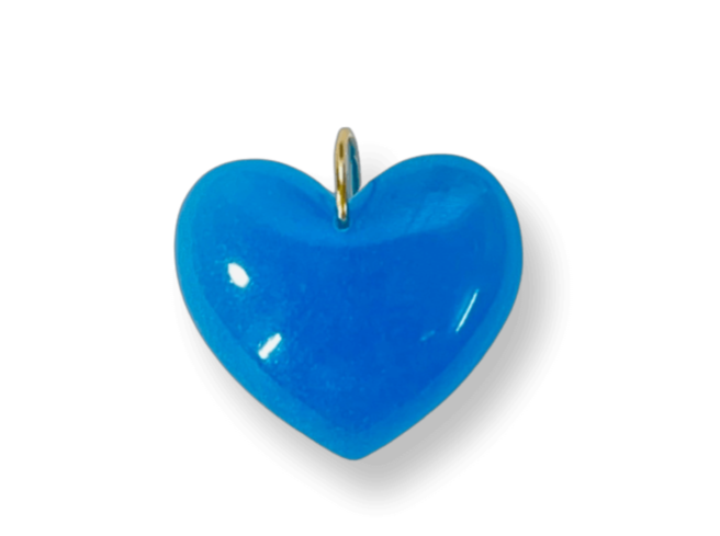 Large Puffy Heart Pendant