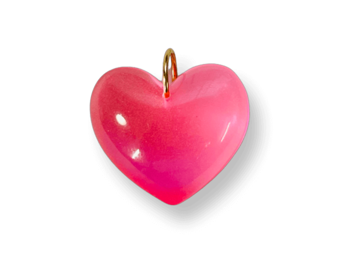 Large Puffy Heart Pendant