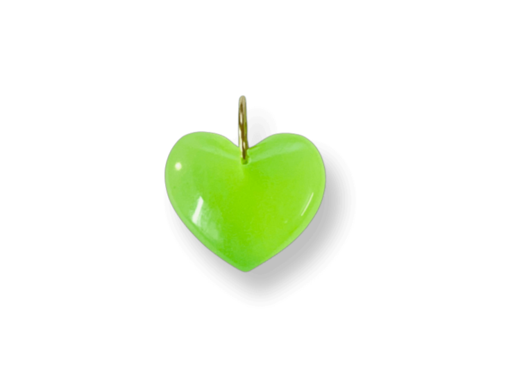 Small Puffy Heart Pendant