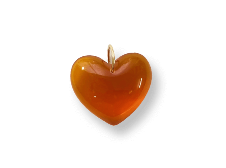 Small Puffy Heart Pendant