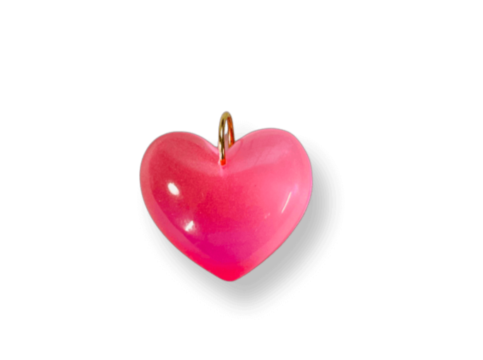 Small Puffy Heart Pendant