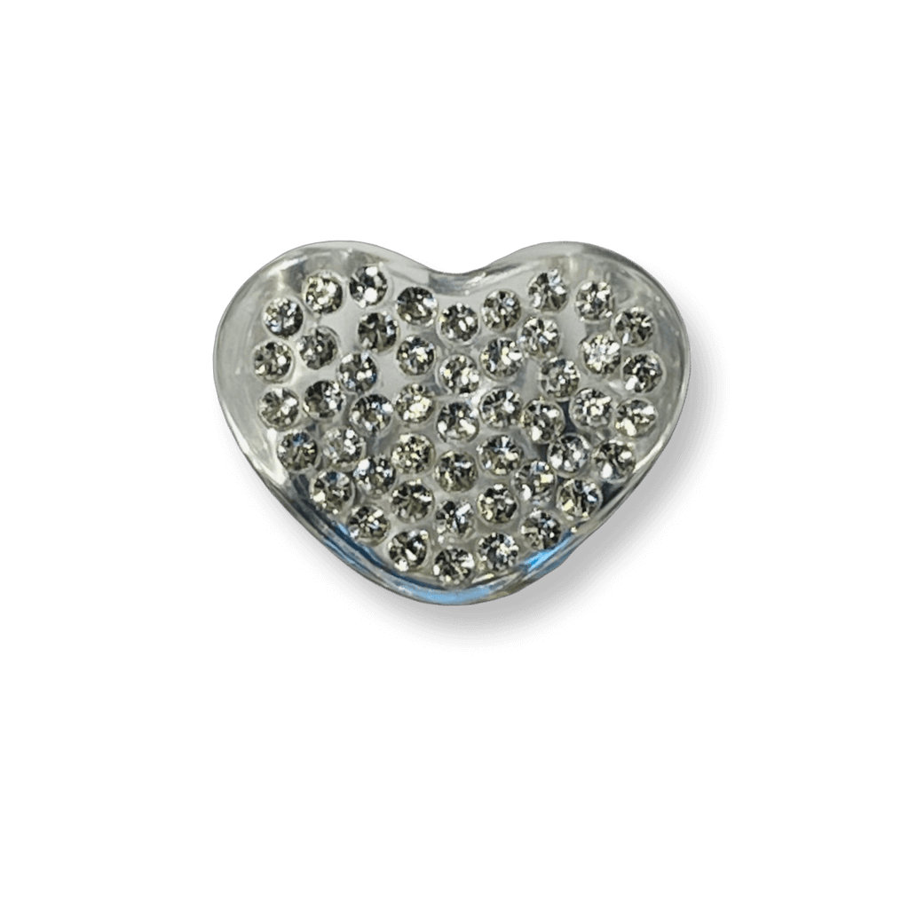 Crystal Encrusted Heart Ring